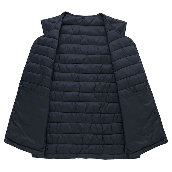 2021 new men's waistcoat ultra light cotton vest men without collar waterproof sleeveless warm liner male slim gilet udk0, Black;white
2021 new men's waistcoat ultra light cotton vest men without collar waterproof sleeveless warm liner male slim gilet udk0, Black;white