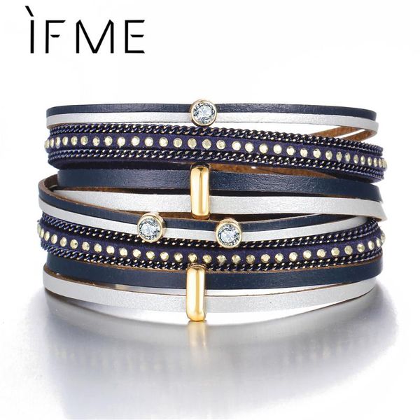 tennis if me vintage crystal multiple layers leather charms bracelets for women men bohemian beads navy statement bracelet jewelry 2021, Golden;silver
tennis if me vintage crystal multiple layers leather charms bracelets for women men bohemian beads navy statement bracelet jewelry 2021, Golden;silver