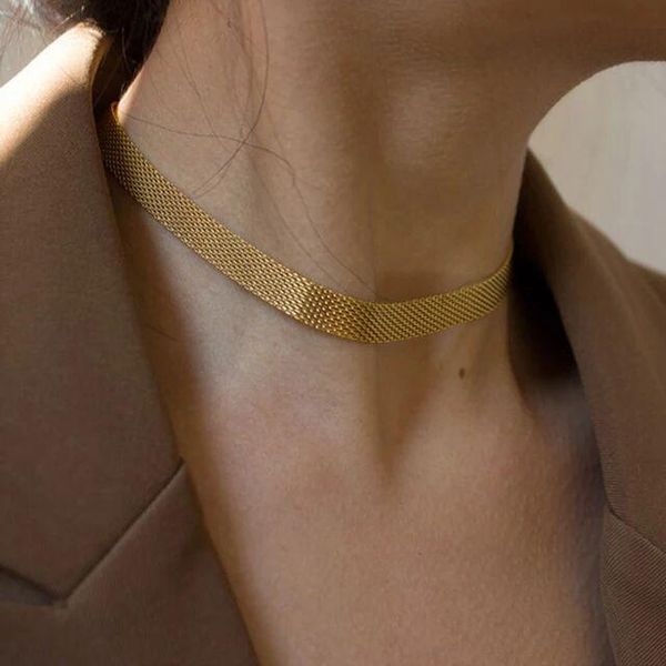 35+10cm gold color chain choker classic european women 7mm width snake herringbone chain necklace, Golden;silver
35+10cm gold color chain choker classic european women 7mm width snake herringbone chain necklace, Golden;silver