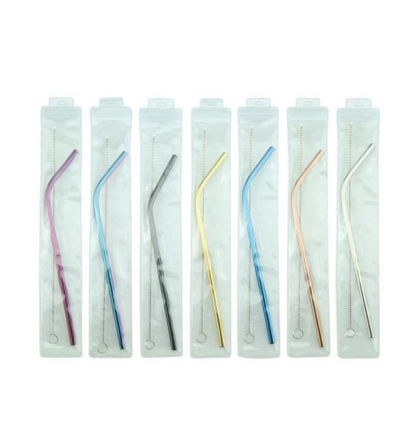 portable stainless steel straw set with brush reusable drinking straws colorful metal straw party wedding jllmtw sport777
portable stainless steel straw set with brush reusable drinking straws colorful metal straw party wedding jllmtw sport777