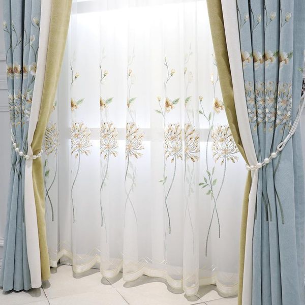 meisi mengsha floor curtains chenille embroidery suitable for bedroom girl room shading cloth curtain window screen blue elf
meisi mengsha floor curtains chenille embroidery suitable for bedroom girl room shading cloth curtain window screen blue elf