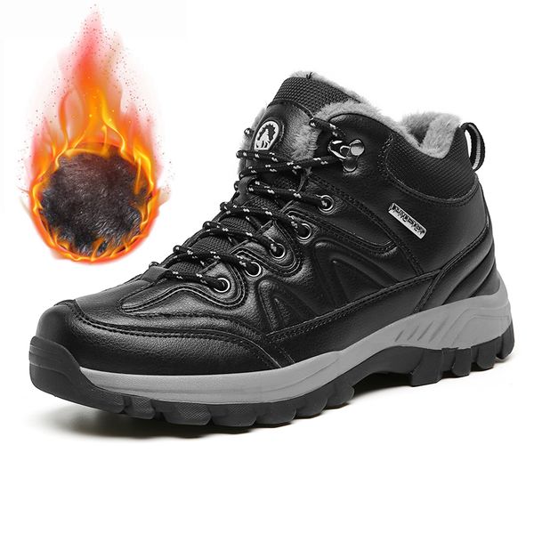mens big size shoes fashion ankle boots winter outdoor sports shoes non-slip warm men shoes light leather running shoes, Black
mens big size shoes fashion ankle boots winter outdoor sports shoes non-slip warm men shoes light leather running shoes, Black