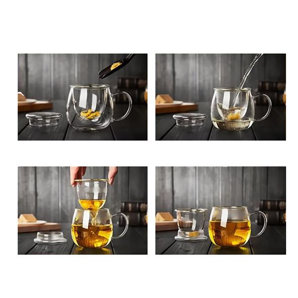 heat-resistant glass cup female summer transparent filter with lid office 
heat-resistant glass cup female summer transparent filter with lid office
