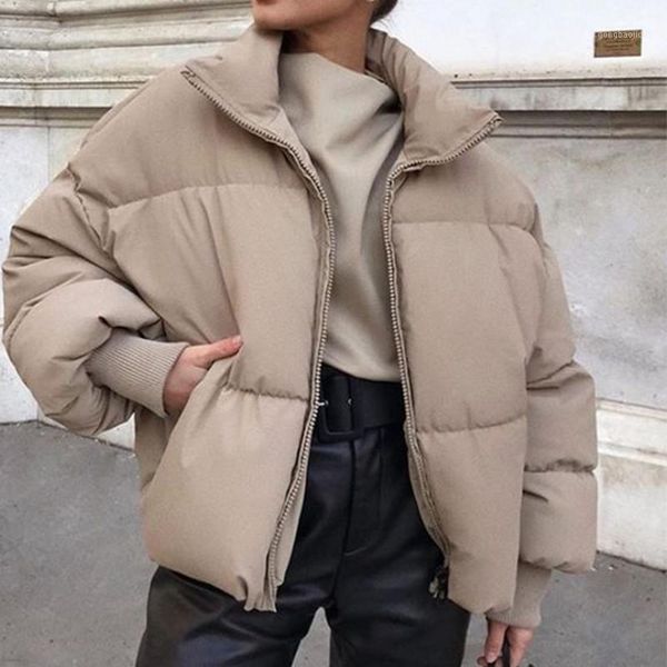 women's winter oversized jacket 2021 high street solid color thick down jackets stand collar bubble coat puffer parkas female1, Black
women's winter oversized jacket 2021 high street solid color thick down jackets stand collar bubble coat puffer parkas female1, Black