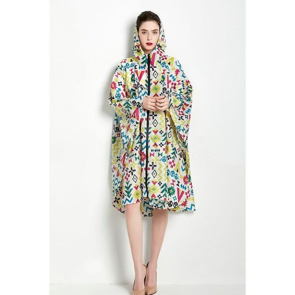 1pc fashion colorful print lightweight waterproof poncho women rain cape hooded outdoor rain coat for ladies with bbyusx
1pc fashion colorful print lightweight waterproof poncho women rain cape hooded outdoor rain coat for ladies with bbyusx