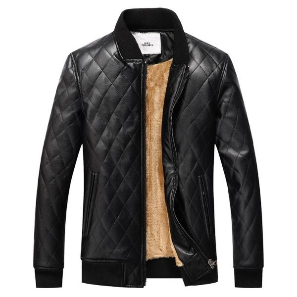 winter jacket men leather jacket coat brand clothing warm fur men thick velvet pu jaqueta couro coat down, Black
winter jacket men leather jacket coat brand clothing warm fur men thick velvet pu jaqueta couro coat down, Black