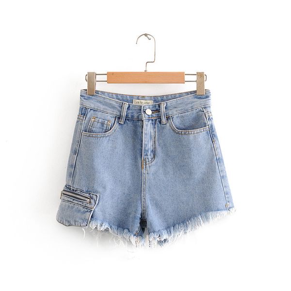 2020 summer new fashion high waist tear ee wide leg versatile thin shorts student pants female, Blue
2020 summer new fashion high waist tear ee wide leg versatile thin shorts student pants female, Blue