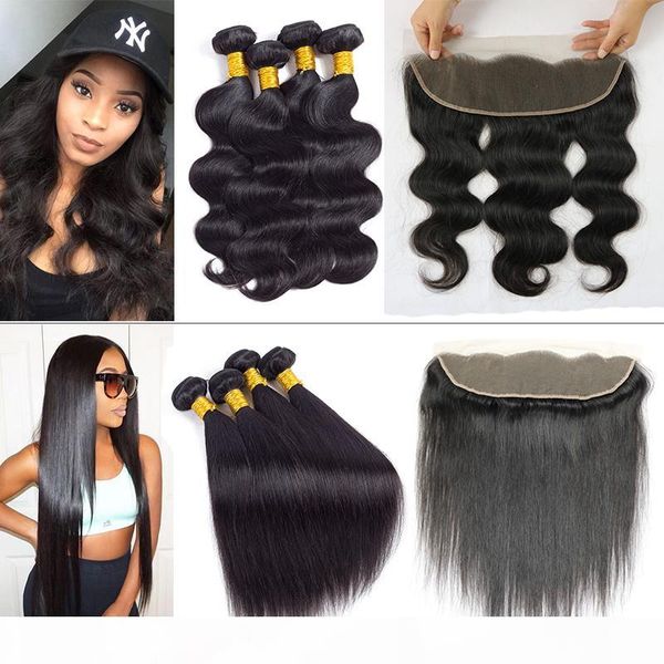peruvian hair body wave straight frontal with bundles brazilian virgin body wave human hair weave 4 bundles with ear to ear lace closure, Black
peruvian hair body wave straight frontal with bundles brazilian virgin body wave human hair weave 4 bundles with ear to ear lace closure, Black