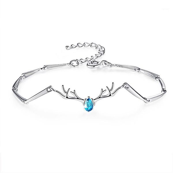 new year christmas jewelry gift korean trendy deer horn crystal bracelet tiny cute elk bracelet for women female gift1, Golden;silver
new year christmas jewelry gift korean trendy deer horn crystal bracelet tiny cute elk bracelet for women female gift1, Golden;silver