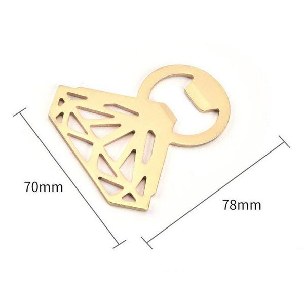 the shape diamond stainless steel beer bottle hollow out ring opener creative kitchen tools
the shape diamond stainless steel beer bottle hollow out ring opener creative kitchen tools