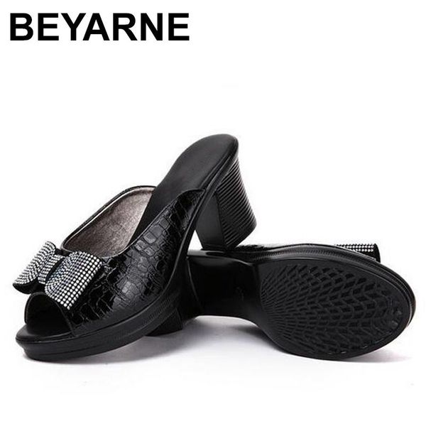 dress shoes beyarne women sandals slippers genuine leather rhinestone thick high-heeled color block decoration open toe womene256, Black
dress shoes beyarne women sandals slippers genuine leather rhinestone thick high-heeled color block decoration open toe womene256, Black