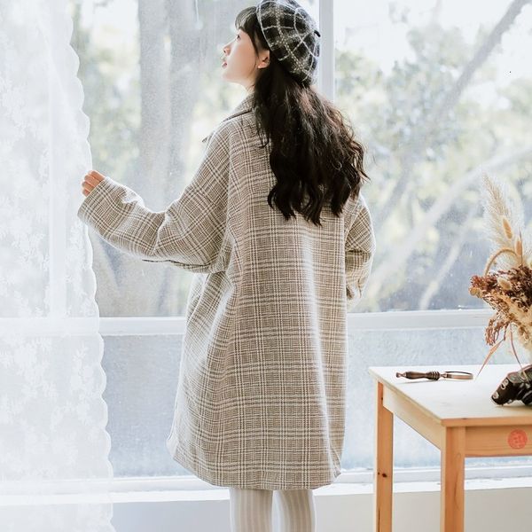 2021 new age-reducing thin of foreign autumn winter literature and art wind medium wool female coat nd6i, Black;brown
2021 new age-reducing thin of foreign autumn winter literature and art wind medium wool female coat nd6i, Black;brown
