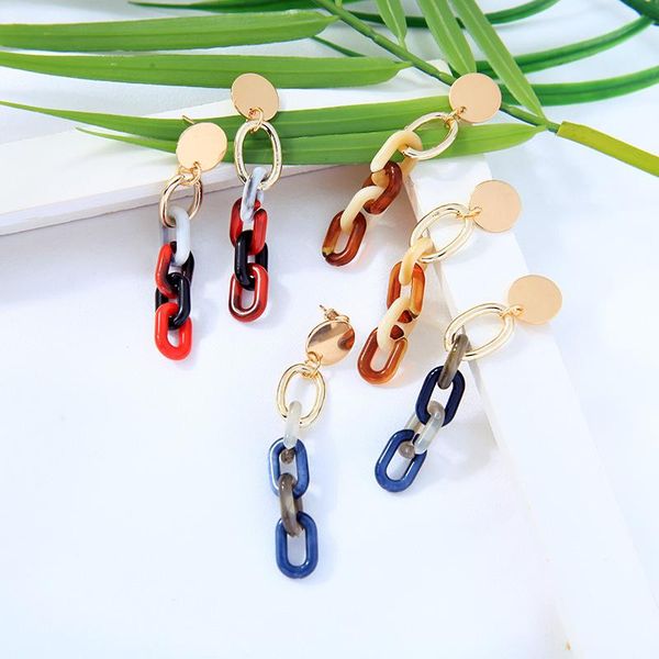 kissme Unique Multicolor Acrylic Link Chains Dangle Earrings For Women Gold Color Statement Earrings Fashion Jewelry Wholesale, Silver
kissme Unique Multicolor Acrylic Link Chains Dangle Earrings For Women Gold Color Statement Earrings Fashion Jewelry Wholesale, Silver