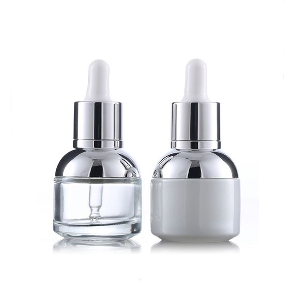 cosmetic 30ml glass serum pearl white transparent essential oil packaging dropper bottle with plastic plug
cosmetic 30ml glass serum pearl white transparent essential oil packaging dropper bottle with plastic plug