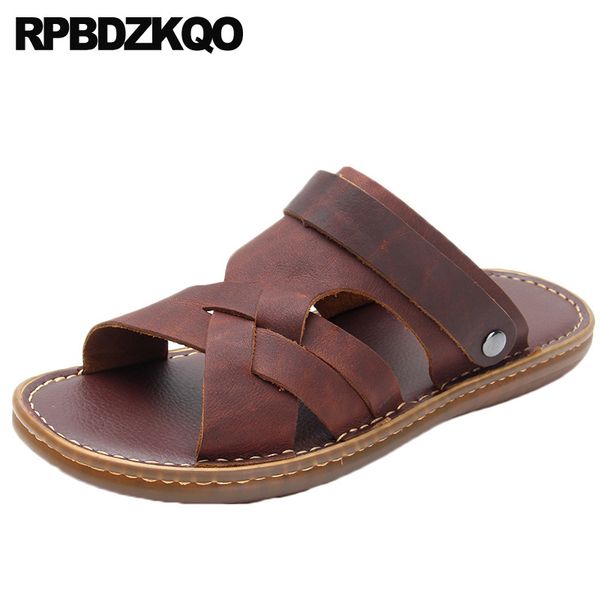 slides brown fashion open toe size 45 slippers beach flat water shoes outdoor men sandals leather summer 2019 large waterproof t200420, Black
slides brown fashion open toe size 45 slippers beach flat water shoes outdoor men sandals leather summer 2019 large waterproof t200420, Black