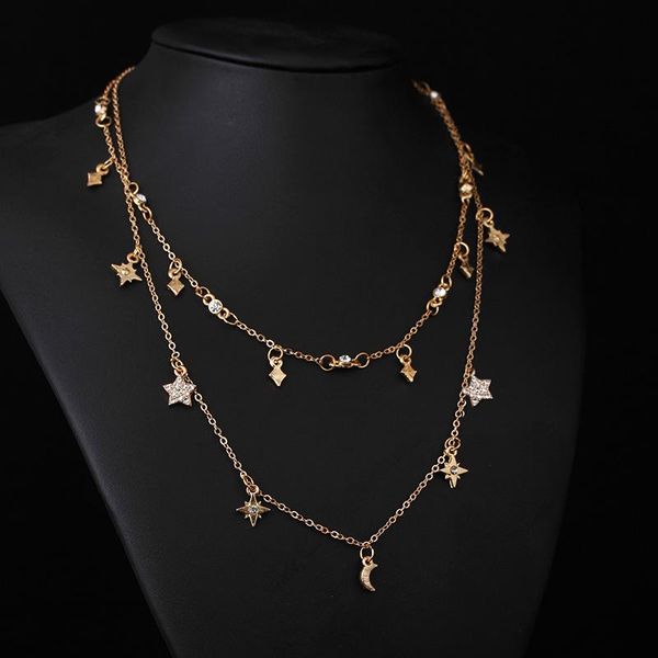 collares jewelry de moda 2020 star moon chocker bisuteria chain aesthetic couple necklace regalos para el dia de lamadre, Golden;silver
collares jewelry de moda 2020 star moon chocker bisuteria chain aesthetic couple necklace regalos para el dia de lamadre, Golden;silver