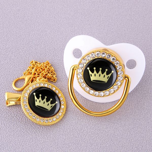 funny novelty bling stoned crown prince dummy pacifier with matching clip silicone orthodontic nipple 0-18 months available
funny novelty bling stoned crown prince dummy pacifier with matching clip silicone orthodontic nipple 0-18 months available