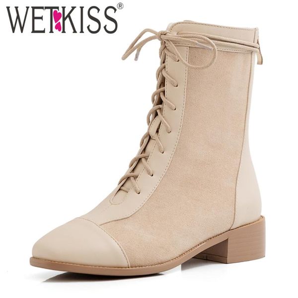 wetkiss cross tied short booties women chunky heels shoes ankle boots lace up zipper square toe autumn boot woman big size 43, Black
wetkiss cross tied short booties women chunky heels shoes ankle boots lace up zipper square toe autumn boot woman big size 43, Black