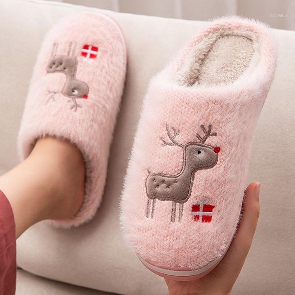 slippers women winter house cartoon deer slip on fluffy warm casual shoes men lady girl indoor bedroom fur slides zapatillas1, Black
slippers women winter house cartoon deer slip on fluffy warm casual shoes men lady girl indoor bedroom fur slides zapatillas1, Black