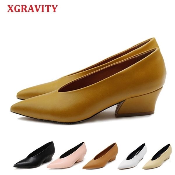 xgravity summer autumn designer vintage evening shoes ladies fashion pointed toe v cut woman shoes high heel pumps lj200928, Black
xgravity summer autumn designer vintage evening shoes ladies fashion pointed toe v cut woman shoes high heel pumps lj200928, Black