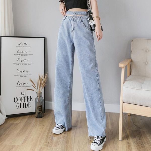 women's jeans high waist hollow out woman casual loose wide leg fringe washed blue denim pants ladies
women's jeans high waist hollow out woman casual loose wide leg fringe washed blue denim pants ladies