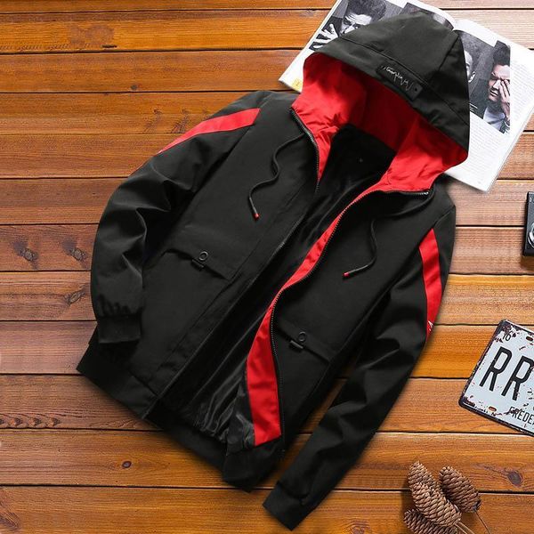 autumn new hooded jacket youth fashion slim fit korean zipper coats bx3131, Black;brown
autumn new hooded jacket youth fashion slim fit korean zipper coats bx3131, Black;brown