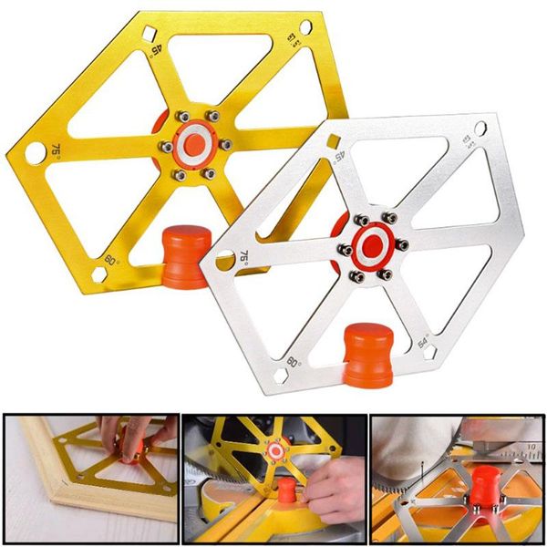 woodworking angle ruler for table saw, cutting machine, angle adjustment tool aluminum alloy hexagon ruler measuring tools
woodworking angle ruler for table saw, cutting machine, angle adjustment tool aluminum alloy hexagon ruler measuring tools