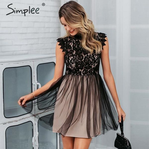 simplee women sleeveless lace dress embroidery floral black short party dress ladies spring chic night club summer dress y200326, Black;gray
simplee women sleeveless lace dress embroidery floral black short party dress ladies spring chic night club summer dress y200326, Black;gray