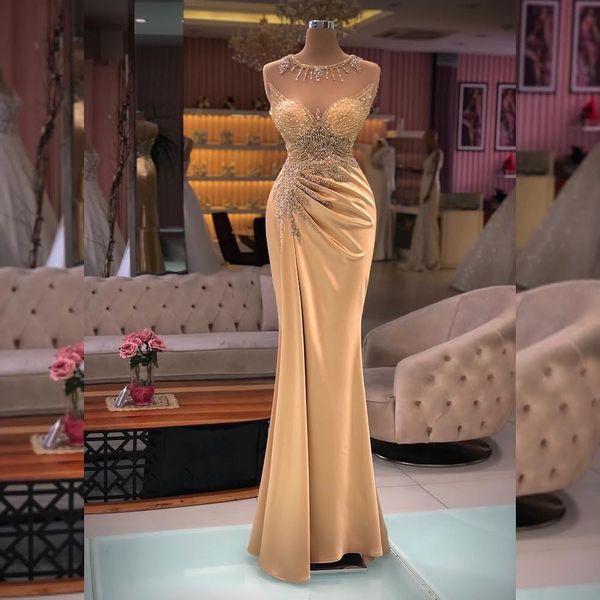 sheer neckline crystal evening dress side split prom gowns beading pleat sequin slim party celebrity dresses, Black;red
sheer neckline crystal evening dress side split prom gowns beading pleat sequin slim party celebrity dresses, Black;red