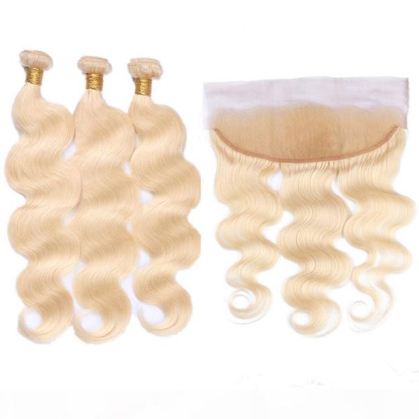 peruvian bleach blonde virgin human hair weave bundles with ear to ear frontal body wave #613 blonde 13x4 lace frontal closure with weaves, Black;brown
peruvian bleach blonde virgin human hair weave bundles with ear to ear frontal body wave #613 blonde 13x4 lace frontal closure with weaves, Black;brown