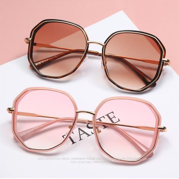 new trendy polygon female big frame sunglasses fashion luxury vintage versatile personality colorful high-quality sun glasses, White;black
new trendy polygon female big frame sunglasses fashion luxury vintage versatile personality colorful high-quality sun glasses, White;black