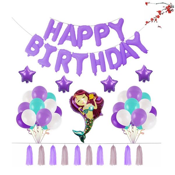 mermaid aluminum film balloons party happy birthday english letter balloon suit purple blue white festival decoration new arrival 22 58zk l1
mermaid aluminum film balloons party happy birthday english letter balloon suit purple blue white festival decoration new arrival 22 58zk l1