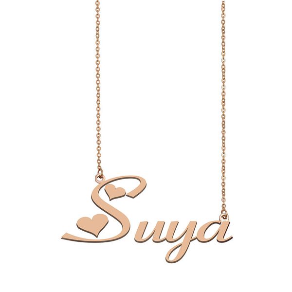 suya name necklace custom nameplate pendant for women girls birthday gift kids friends jewelry 18k gold plated stainless steel, Silver
suya name necklace custom nameplate pendant for women girls birthday gift kids friends jewelry 18k gold plated stainless steel, Silver