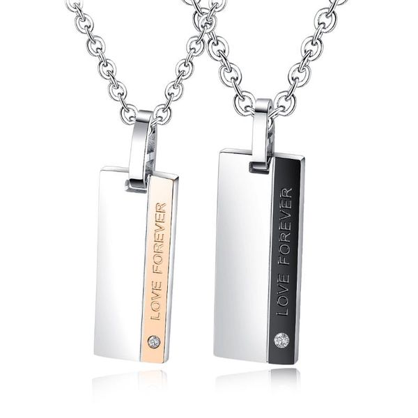 fate love 2020 couples lover forever women men necklace & pendants stainless steel chain fashion jewelry valentine's day gift, Silver
fate love 2020 couples lover forever women men necklace & pendants stainless steel chain fashion jewelry valentine's day gift, Silver