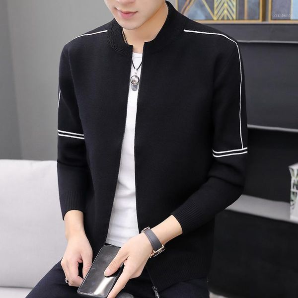 zipper men's knitwear sweater coat oversize cardaigan homme sweater casual striped black men autumn winter male clothes1, White;black
zipper men's knitwear sweater coat oversize cardaigan homme sweater casual striped black men autumn winter male clothes1, White;black