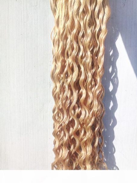 brazilian human virgin deep curly hair extensions remy dark blonde 27# color hair weft 2-3bundles for full head, Black
brazilian human virgin deep curly hair extensions remy dark blonde 27# color hair weft 2-3bundles for full head, Black