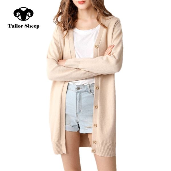 19 spring autumn long cardigan women's sweater knit jacket buttoned outside wearing female cardigans 201222, White;black
19 spring autumn long cardigan women's sweater knit jacket buttoned outside wearing female cardigans 201222, White;black