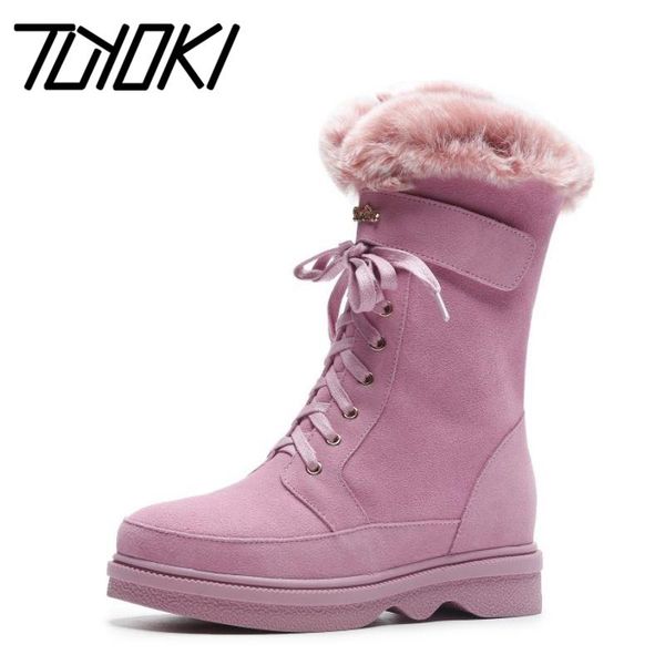 tuyoki snow boots женщин натуральной кожи плюша fur boots теленок середины толстым дном zipper зима мех теплые ботинки размер 34-40, Black
tuyoki snow boots женщин натуральной кожи плюша fur boots теленок середины толстым дном zipper зима мех теплые ботинки размер 34-40, Black
