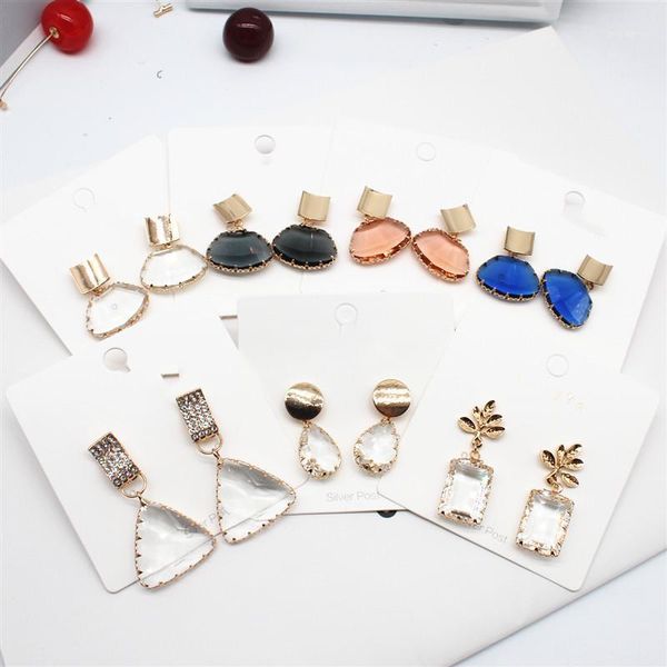dangle & chandelier 2021 korea design fashion jewelry luxury geometric clear crystal earrings gold metal leaf openwork for women gift1, Silver
dangle & chandelier 2021 korea design fashion jewelry luxury geometric clear crystal earrings gold metal leaf openwork for women gift1, Silver