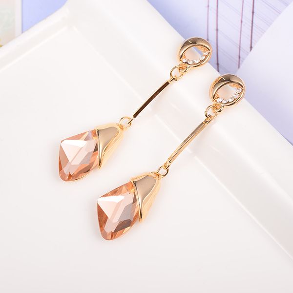2020 latest prismatic crystal personalized earrings slimming long elegant 925 silver needle korean online influencer eardrops, Golden
2020 latest prismatic crystal personalized earrings slimming long elegant 925 silver needle korean online influencer eardrops, Golden