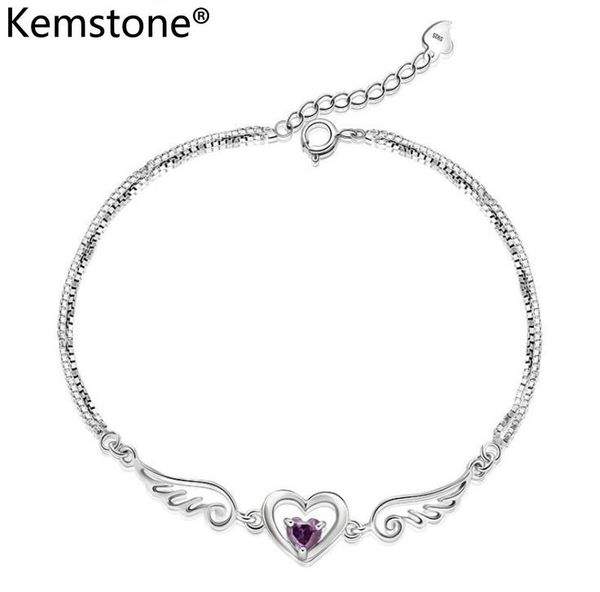 charm bracelets kemstone lovely copper red white cubic zirconia heart angel link bracelet jewelry gift for women, Golden;silver
charm bracelets kemstone lovely copper red white cubic zirconia heart angel link bracelet jewelry gift for women, Golden;silver