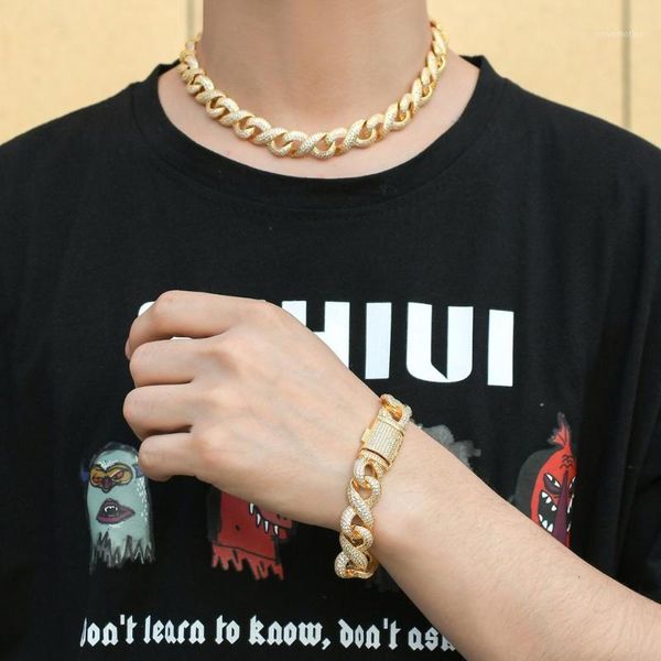 new 15mm cuban link chain necklace fashion hiphop jewelry figure 8 rhinestone out men's necklace1, Golden;silver
new 15mm cuban link chain necklace fashion hiphop jewelry figure 8 rhinestone out men's necklace1, Golden;silver