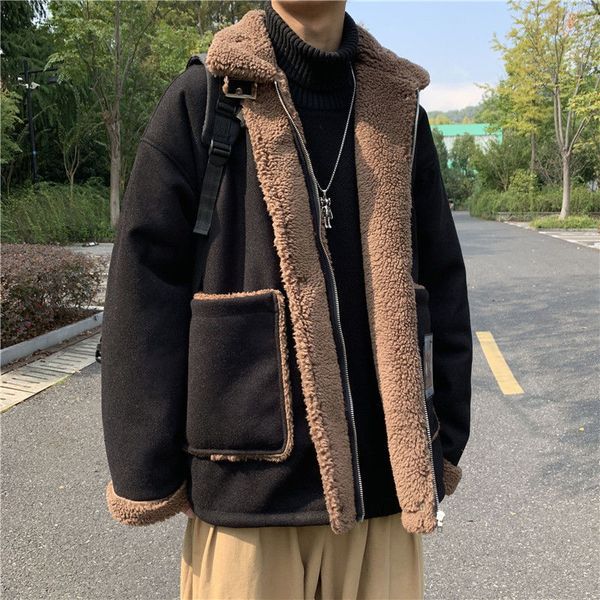 quilted 2021 men's coat -autumn-winter new thickening wool-quilted cotton wool from jacket fashion male youth hxs5, Black
quilted 2021 men's coat -autumn-winter new thickening wool-quilted cotton wool from jacket fashion male youth hxs5, Black