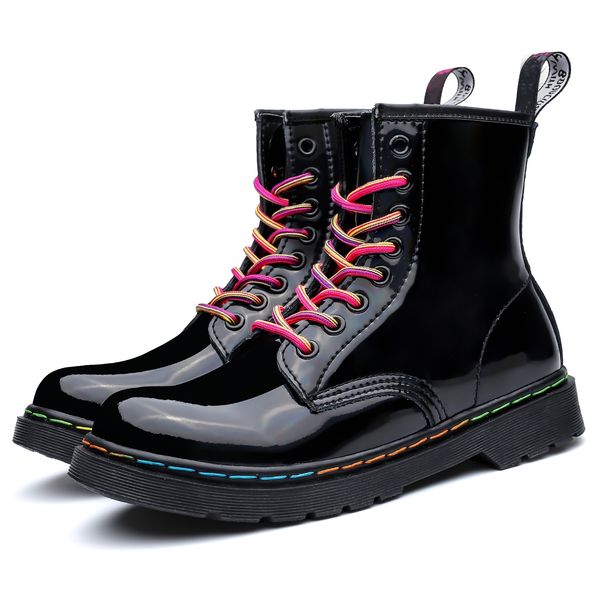couple women ankle boots work boots women genuine leather boots martens autumn botas mujer female comfortable shoe c1011, Black;white
couple women ankle boots work boots women genuine leather boots martens autumn botas mujer female comfortable shoe c1011, Black;white