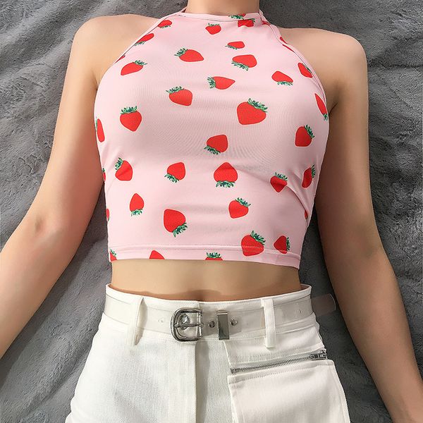 allneon sweet e-girl halter bandage party chic strawberry print backless cropped kawaii open shoulder pink camis t200706, White
allneon sweet e-girl halter bandage party chic strawberry print backless cropped kawaii open shoulder pink camis t200706, White
