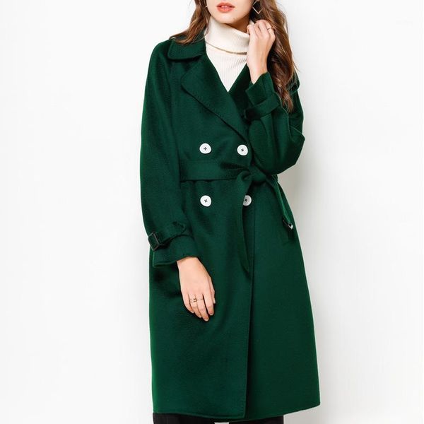 2019 autumn and winter new water ripple double-sided cashmere coat women's mid-length high-end hand-made fur coat hair1, Black
2019 autumn and winter new water ripple double-sided cashmere coat women's mid-length high-end hand-made fur coat hair1, Black