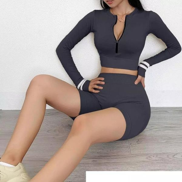 yoga outfits set ropa deportiva mujer sportswear tight running breathable seamless long sleeve shorts suit, White;red
yoga outfits set ropa deportiva mujer sportswear tight running breathable seamless long sleeve shorts suit, White;red