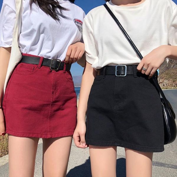 denim skirt high waist a line mini skirts women 2020 summer new pockets red black jean skirt school young girls streetwear 4xl
denim skirt high waist a line mini skirts women 2020 summer new pockets red black jean skirt school young girls streetwear 4xl