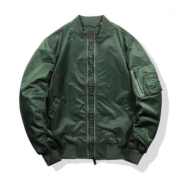 2020 new autumn men bomber jacket thin loose baseball coat men zipper jacket pilot coat1, Black;brown
2020 new autumn men bomber jacket thin loose baseball coat men zipper jacket pilot coat1, Black;brown