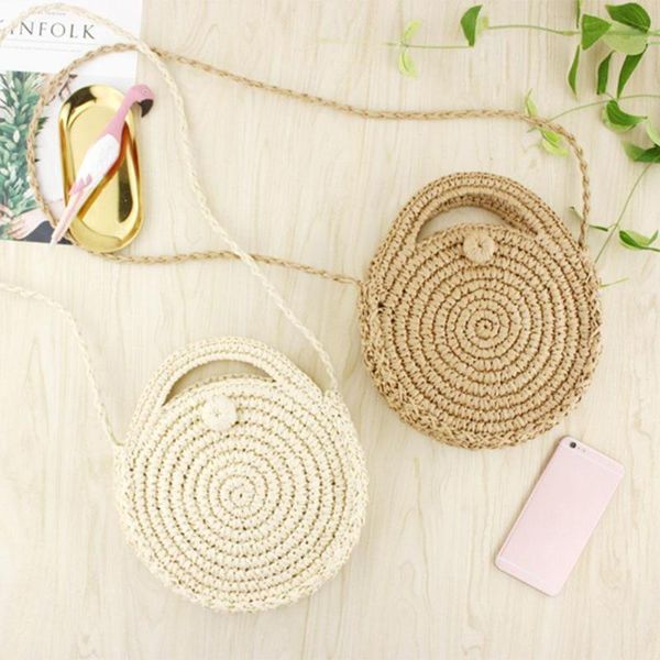 retro handmade casual women crossbody bags summer beach knitted straw circle beach shoulder rattan basket bolsa bohemian bags
retro handmade casual women crossbody bags summer beach knitted straw circle beach shoulder rattan basket bolsa bohemian bags